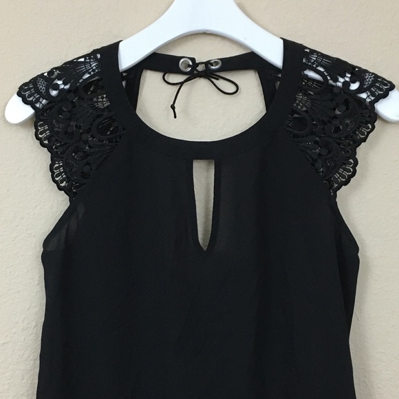 NWT Express Crochet Cap Sleeve Top XS - Picture 3 of 8